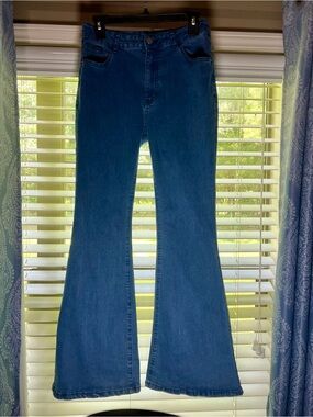 Gilipur Women’s Light Wash High Rise Flare Jeans Size L / Approx 8